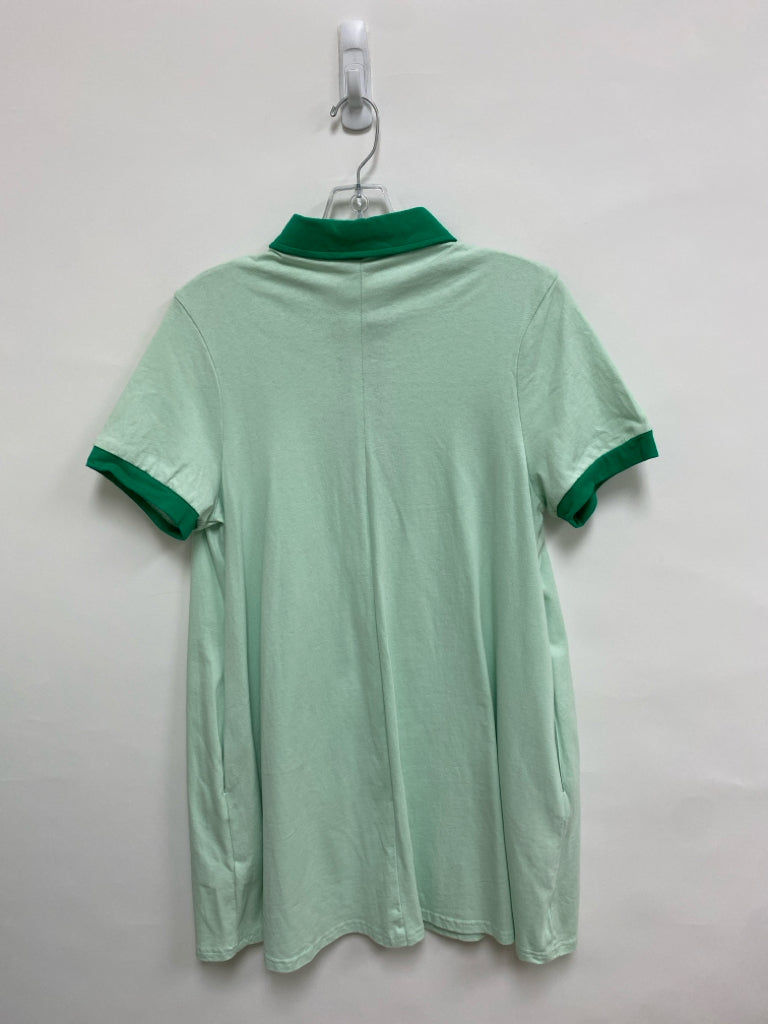 Fantastic Fawn Size S Mint Green Multi Color Sequins Polo Ladies Dress