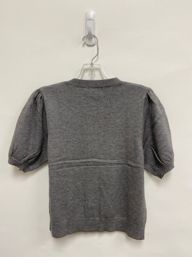 NWT French Connection Size M Dark Gray Heather Cardigan Ladies Sweater