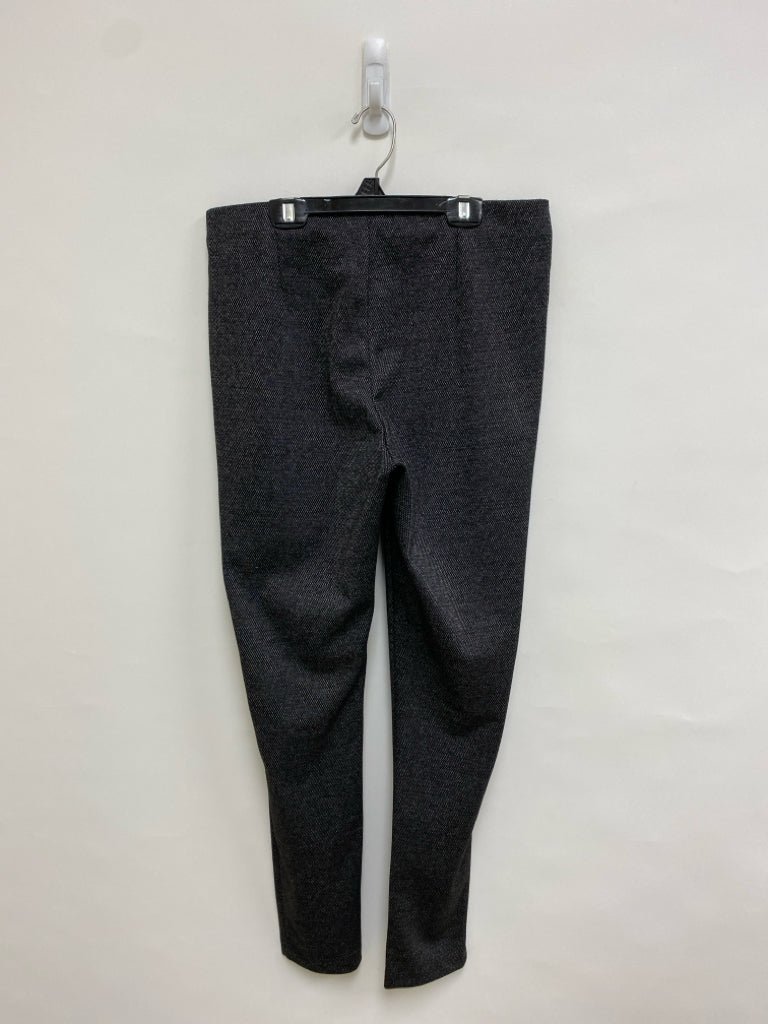 Crosby Size L Black Gray Pull-on Ladies Pants