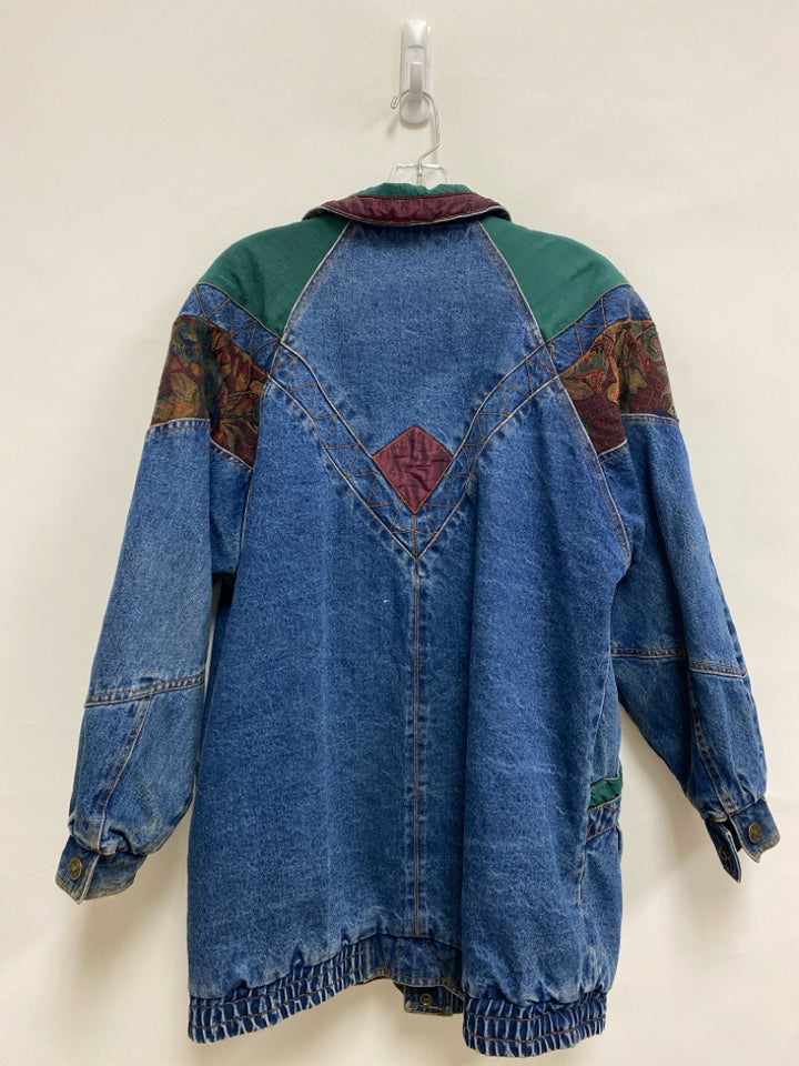 Size S Denim Green Vintage Ladies Jacket
