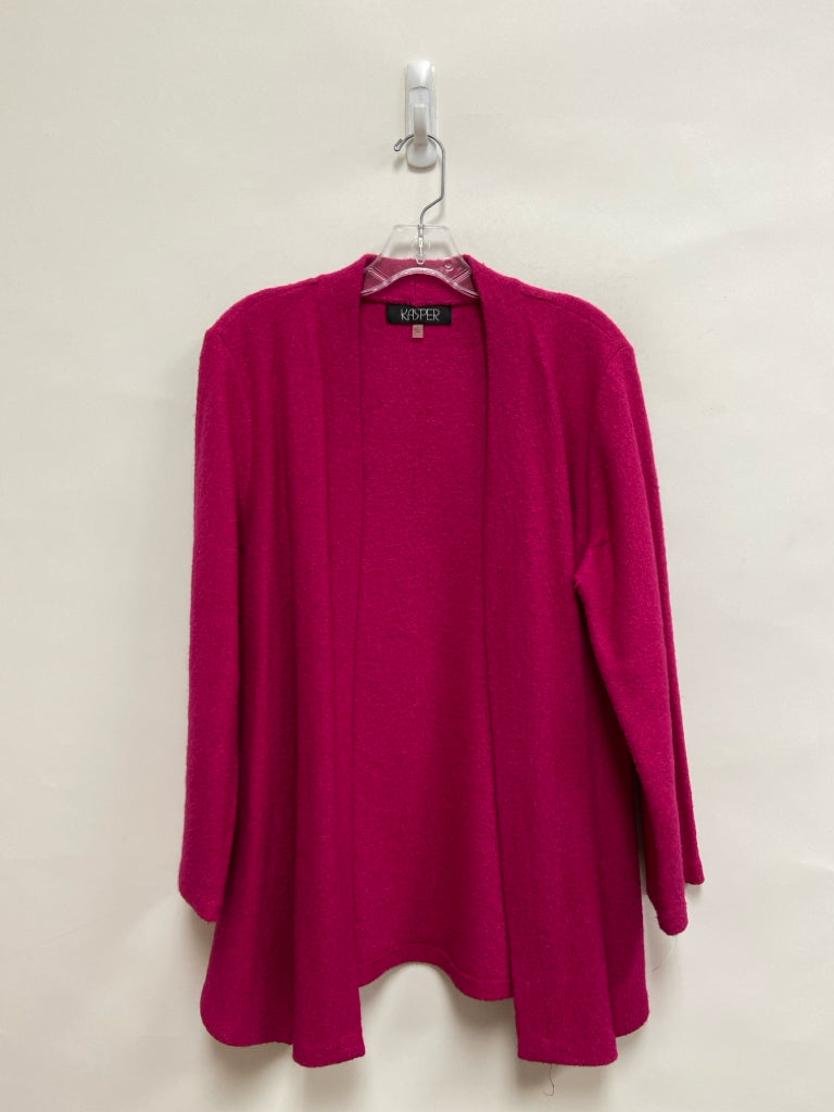 Kasper Size L Fuschia Wool Blend Ladies Sweater