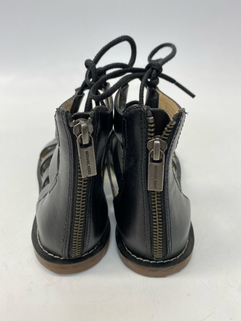 Michael Kors  Size 7.5 Black Lace-up Sandals