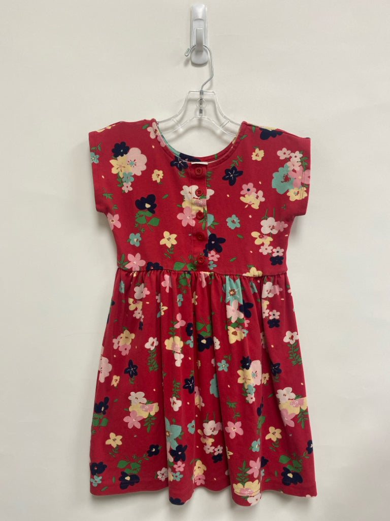 hanna Andersson SIZE 8 Red/Yel Pink/Multi Flowers Girl&
