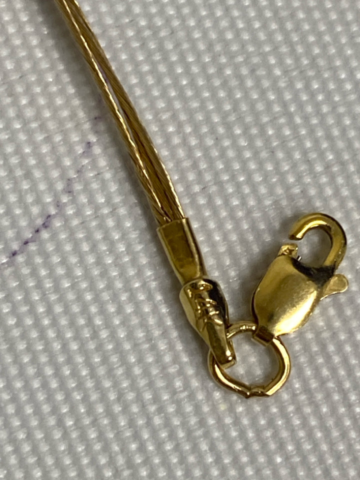 Gold Pearl Coin Necklace