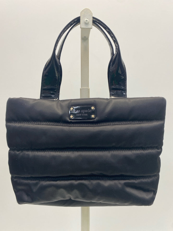 Kate Spade Black Puffer Handbag