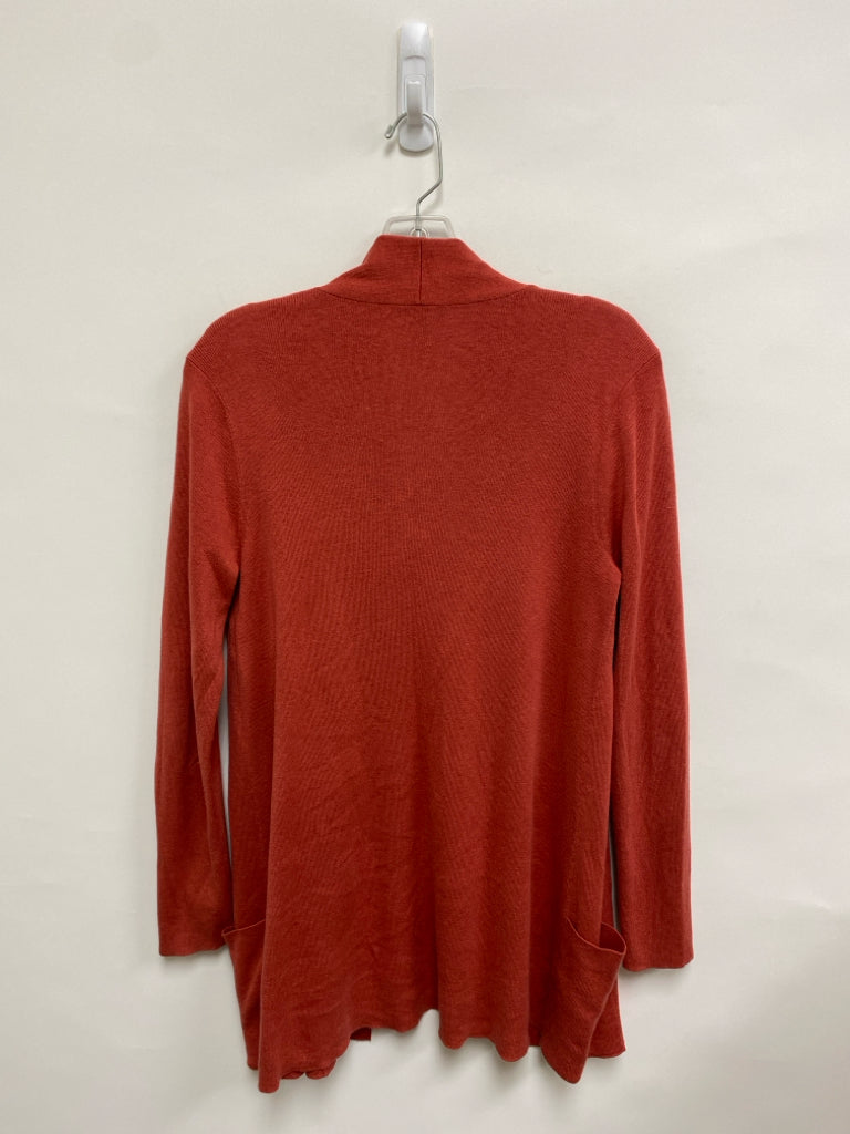Eileen Fisher Size S Dark Orange Drape Ladies Sweater
