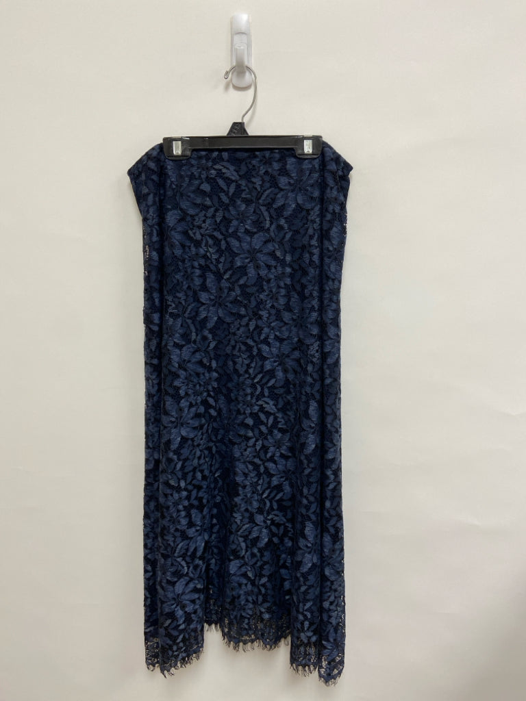 Sundance Size 10P Navy Lace Maxi Petite Skirt