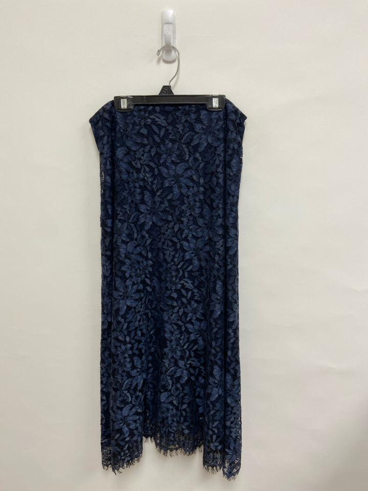 Sundance Size 10P Navy Lace Maxi Petite Skirt