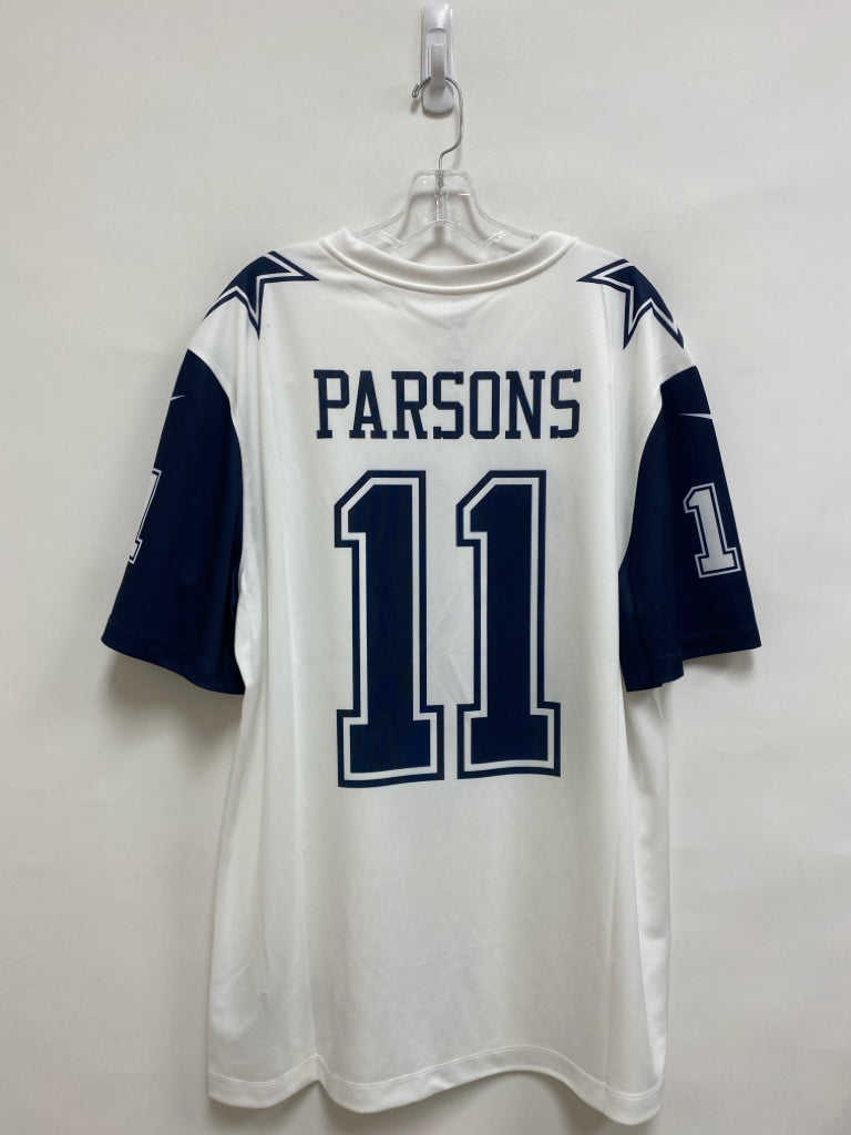 NWT Nike Size L White/Navy Men&