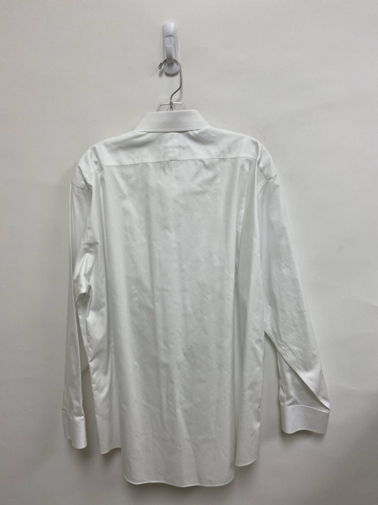Paul Fredrick Size 17 White Button Up Men&