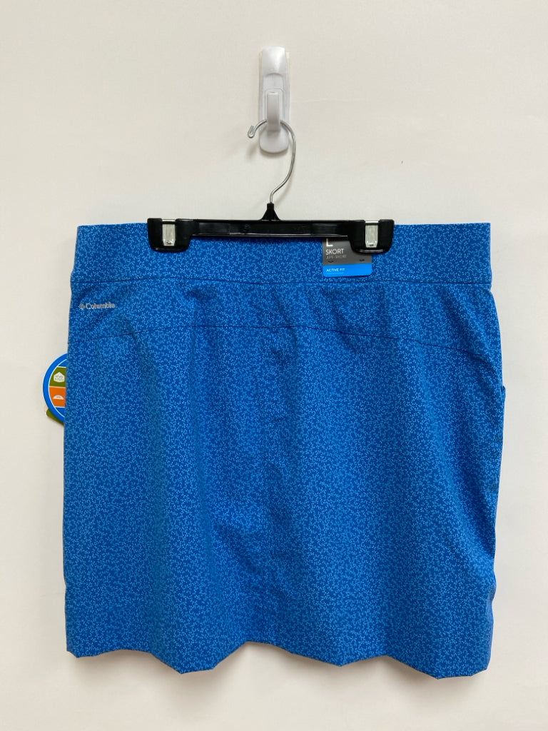 NWT Columbia Size L Blue Ladies Skort
