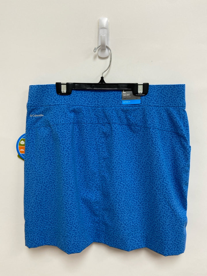 NWT Columbia Size L Blue Ladies Skort