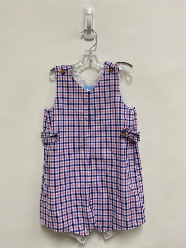 Bella Bliss SIZE 18M Pink/Navy White Checkered Sleeveless Boy&