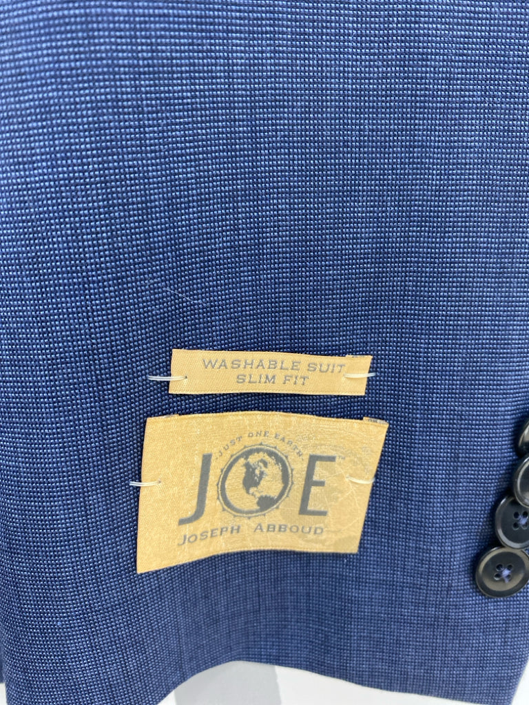 NWT JOSEPH ABBOUD Size 42R Dark Blue Wool Blend Men&