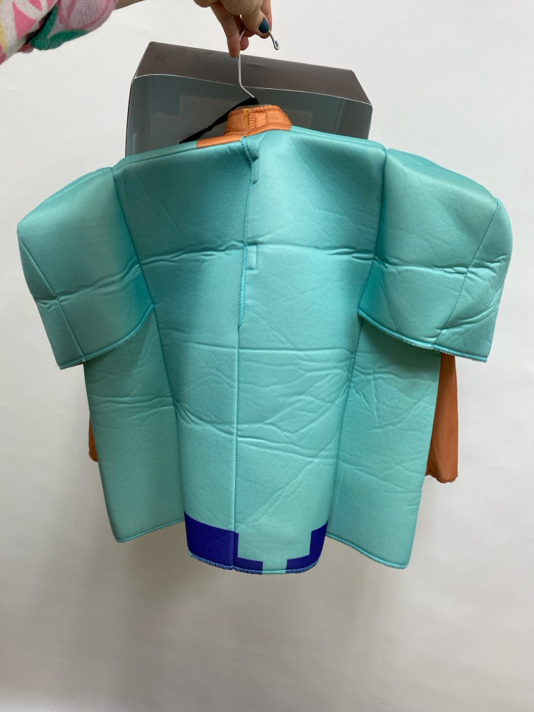 SIZE 4/6 Mint Blue Tan Minecraft Boy&