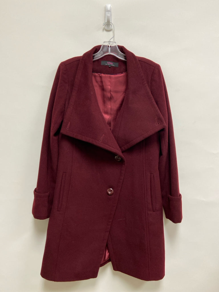 Trina Turk Size 8 Burgundy Ladies Jacket