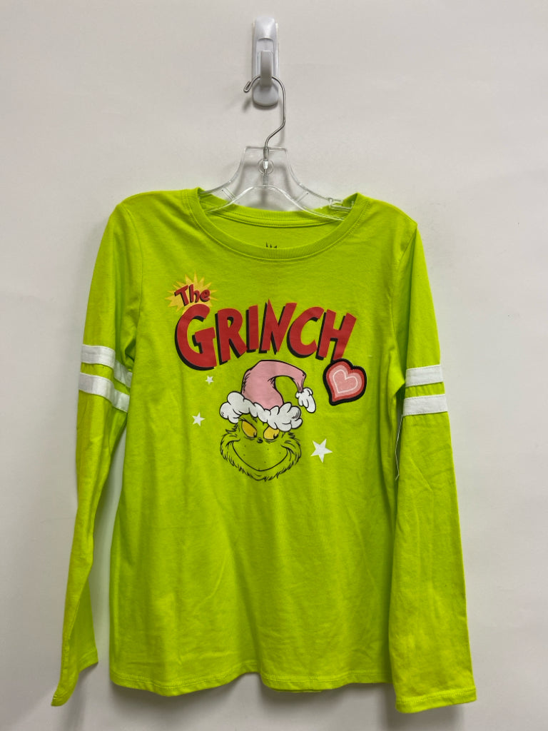 NWT SIZE 10/12 Neon Green White Grinch Girl&