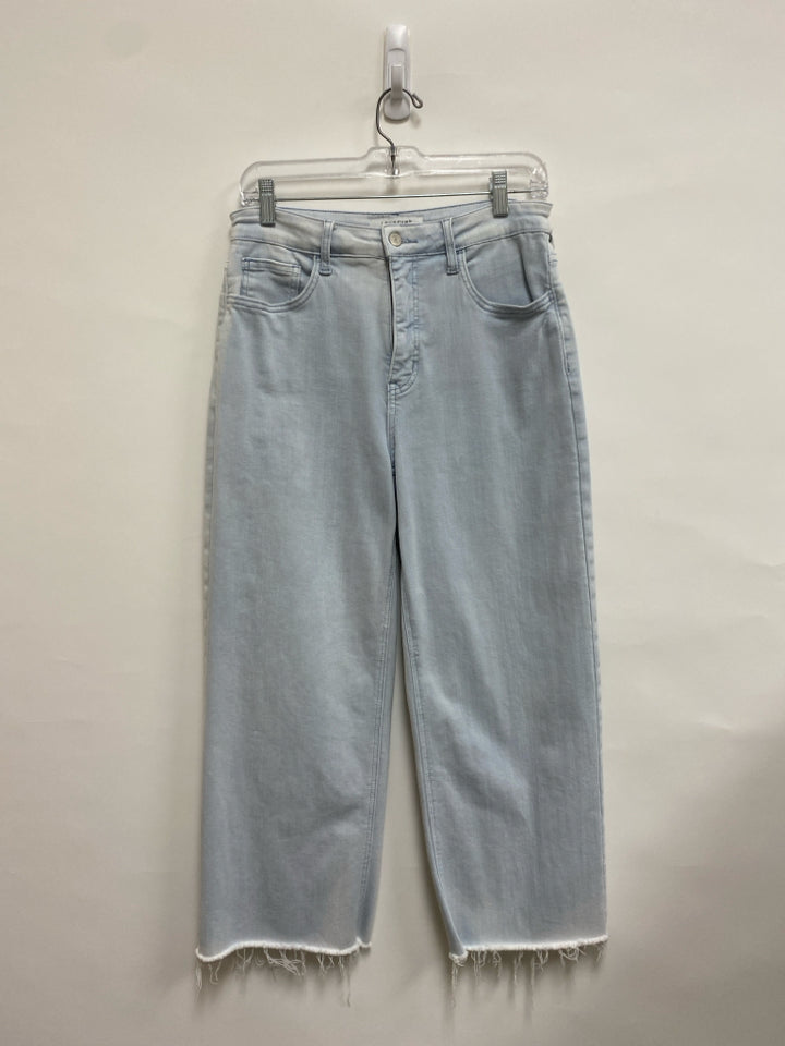VERVET Size 7 Pale Denim Wide Leg Ladies Jeans