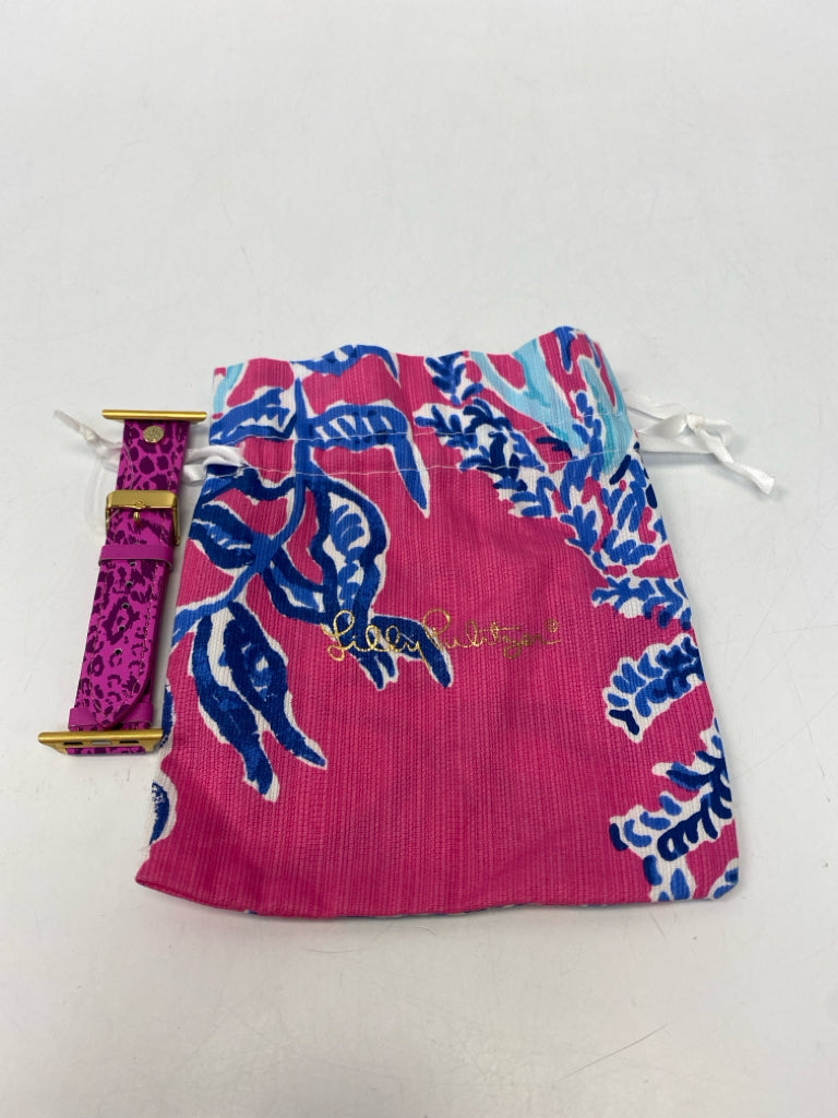 LILLY PULITZER Pink Animal Print Ladies Wristwatch