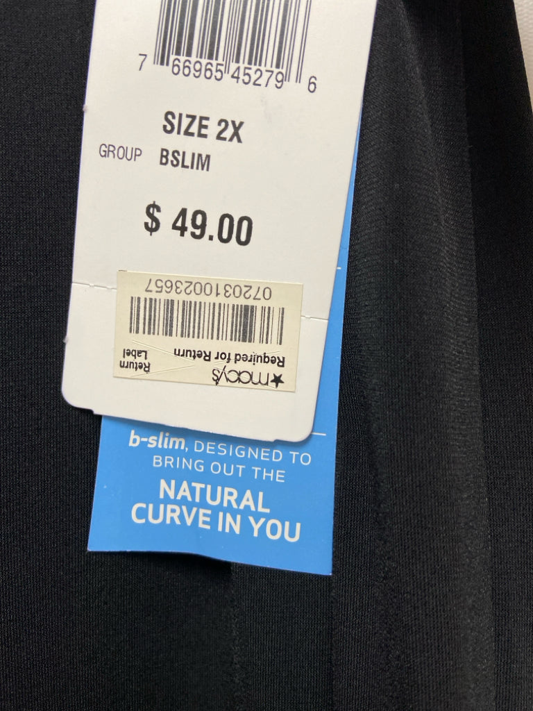 NWT  SIZE  2X Black Plus Size Pants