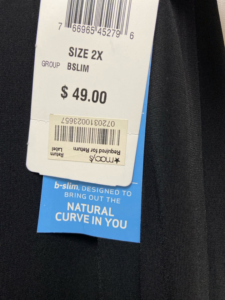 NWT  SIZE  2X Black Plus Size Pants