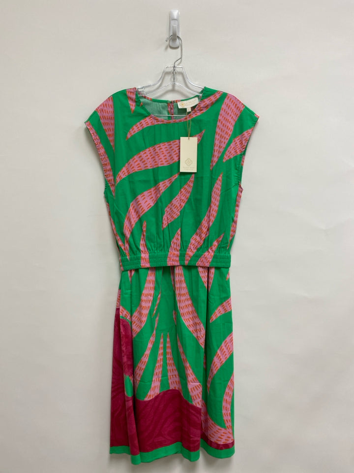 NWT Size S Green Pink/Orange Print Ladies 2pc Skirt