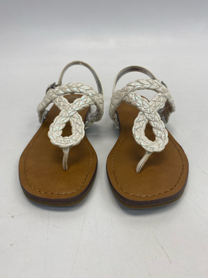 wonder nation SIZE 13 White Iridescent Braided Girl&