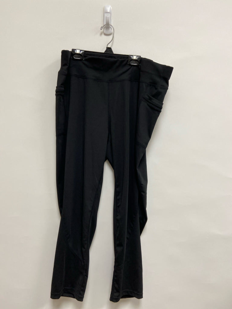 NWT  SIZE  2X Black Plus Size Athletic Legging