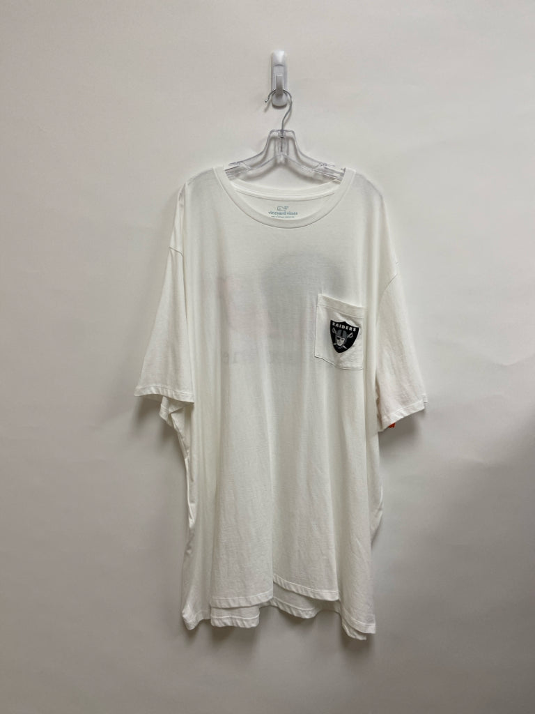 Vineyard Vines Size 4X White Black Men&