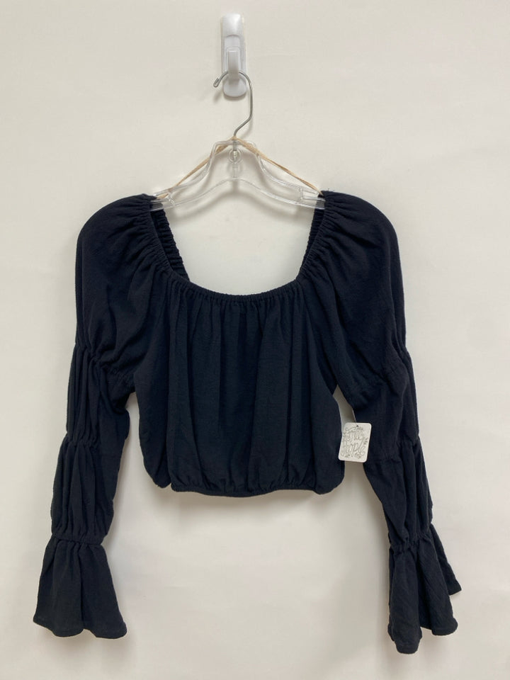 NWT Free People Size XS Black Ladies Top