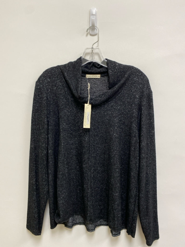 NWT Size M Black Cowl Neck Ladies Top