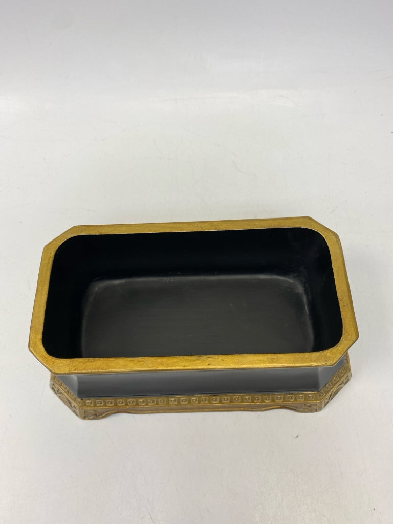 Black Gold Ornate Box