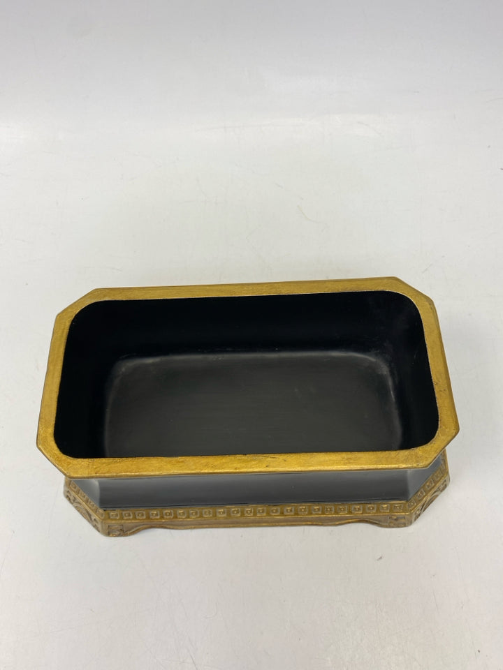Black Gold Ornate Box