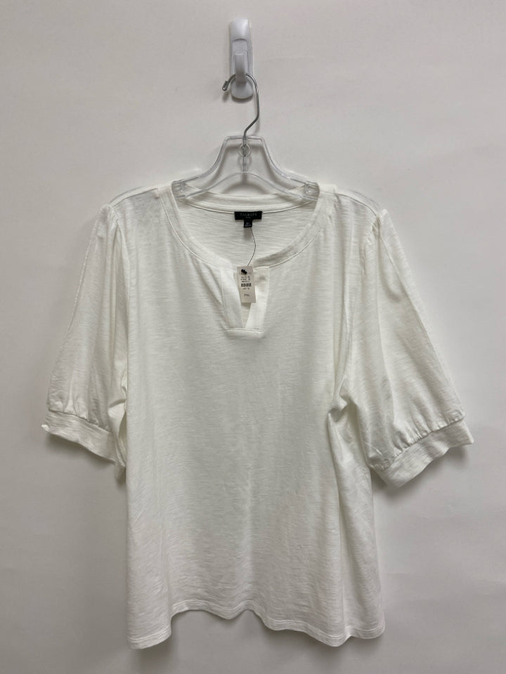 NWT Talbots Size XLP White 3/4 Sleeve Petite Top
