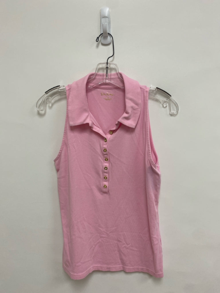 LILLY PULITZER Size M Pink Sleeveless Ladies Top