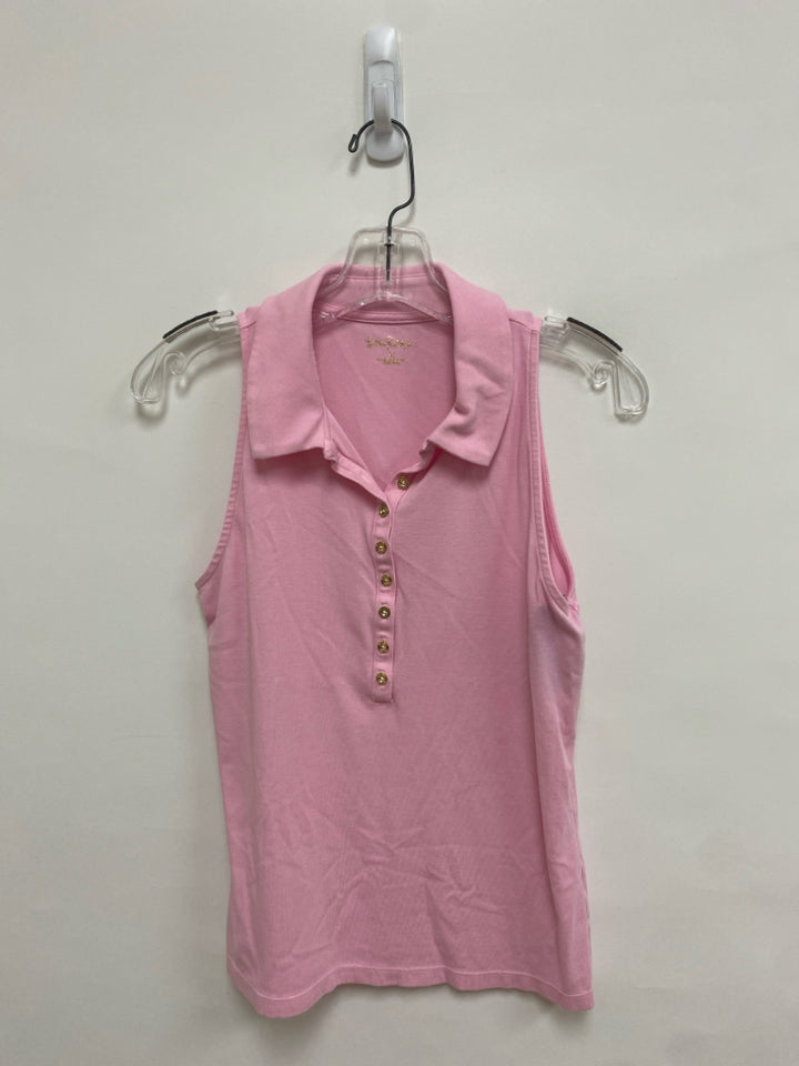 LILLY PULITZER Size M Pink Sleeveless Ladies Top