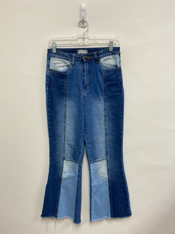 Harper Size 27 Faded Blue Flared Ladies Jeans