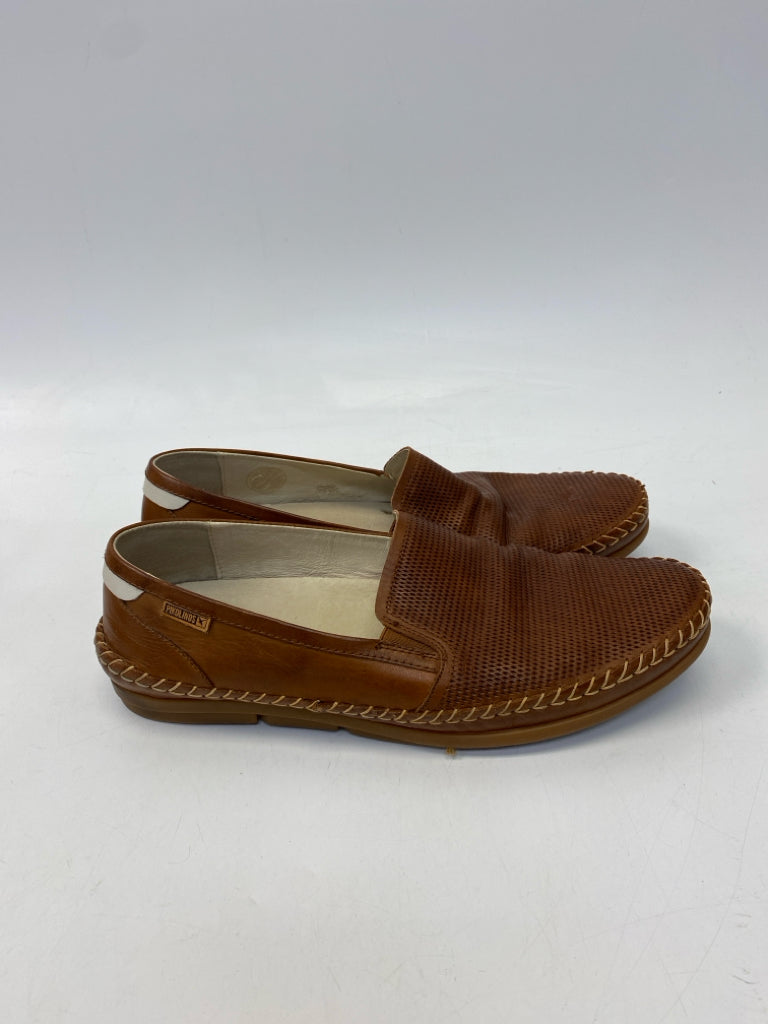 Pikolinos Size 43 Brown Perforated Men&