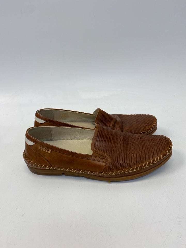 Pikolinos Size 43 Brown Perforated Men&