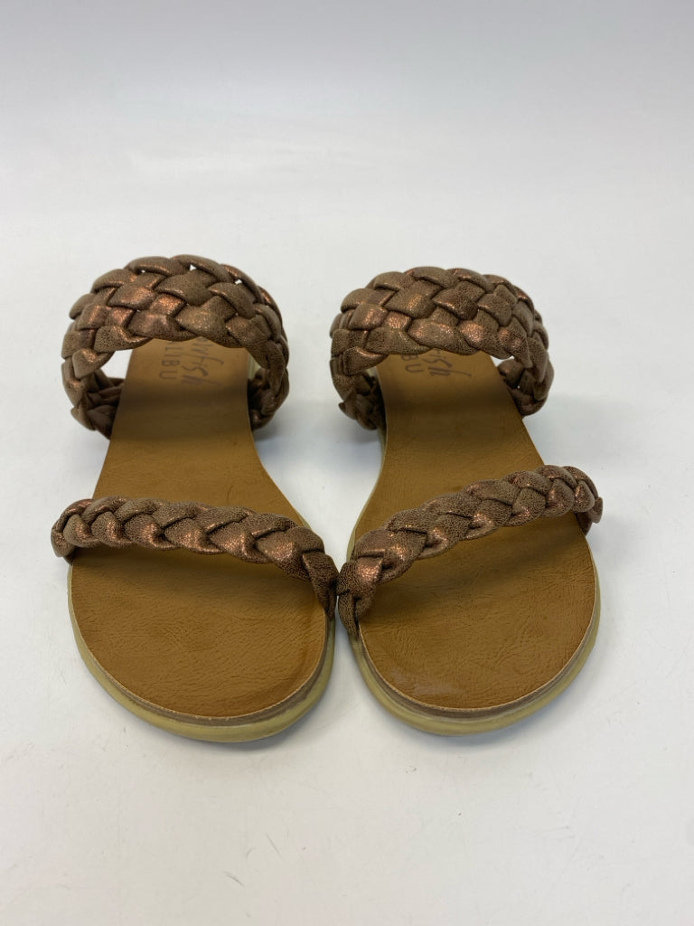 NWOT Blowfish  Size 10 Bronze Braided Metallic Sandals