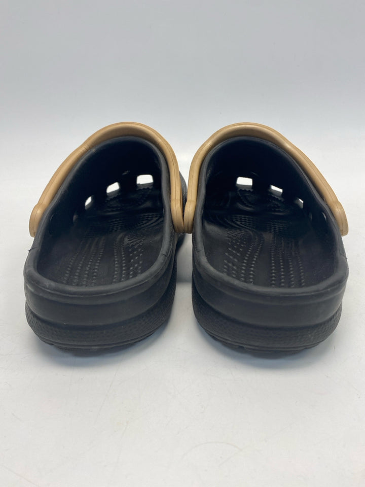 Crocs Size 12 Black Brown Wake Forest Men&