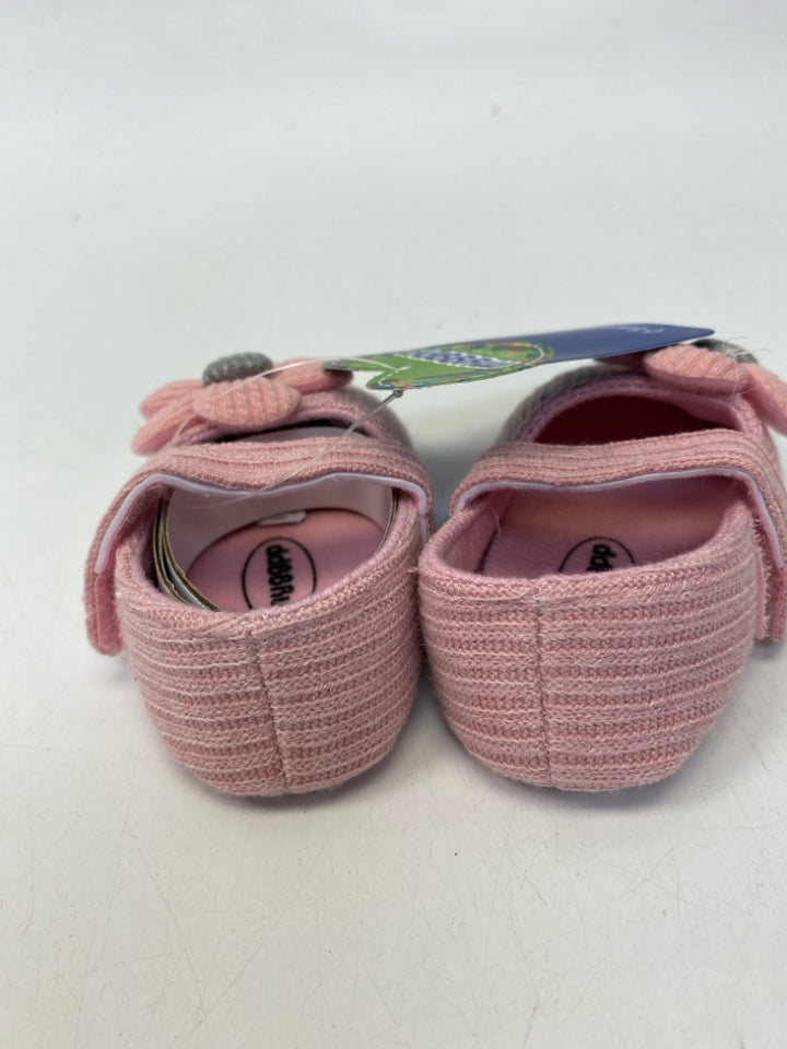 NWT myggpp SIZE 0-6M Pink Gray Flowers Girl&
