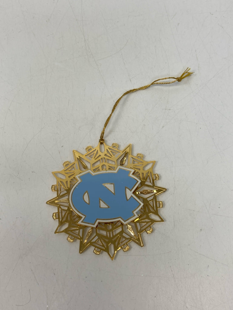 Gold Blue UNC Ornaments
