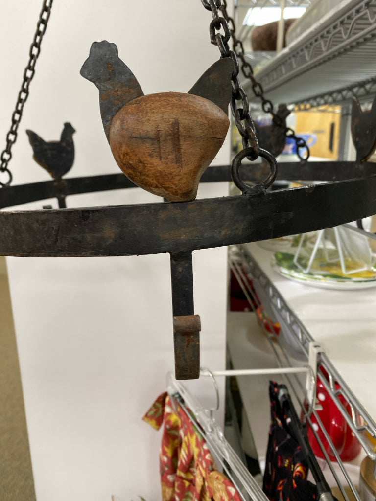 Brown Birds Metal/Wood Misc. Kitchen