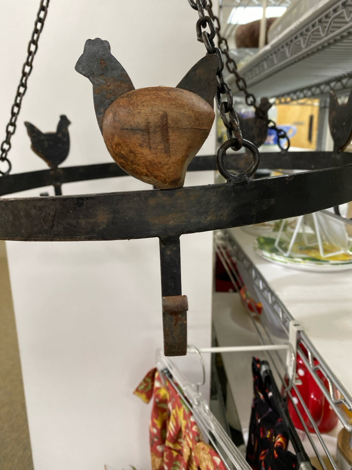 Brown Birds Metal/Wood Misc. Kitchen