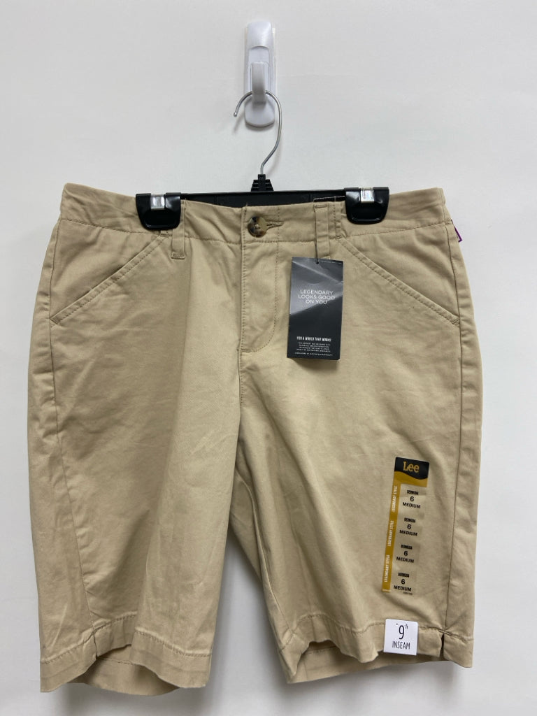 NWT Lee Size 6 Tan Ladies Shorts