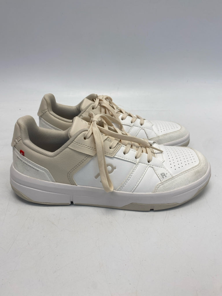 On Cloud US Shoe Size 9.5 White Lace-up Sneakers