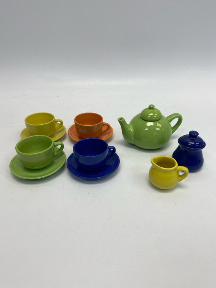 Primary Colors Tea Set