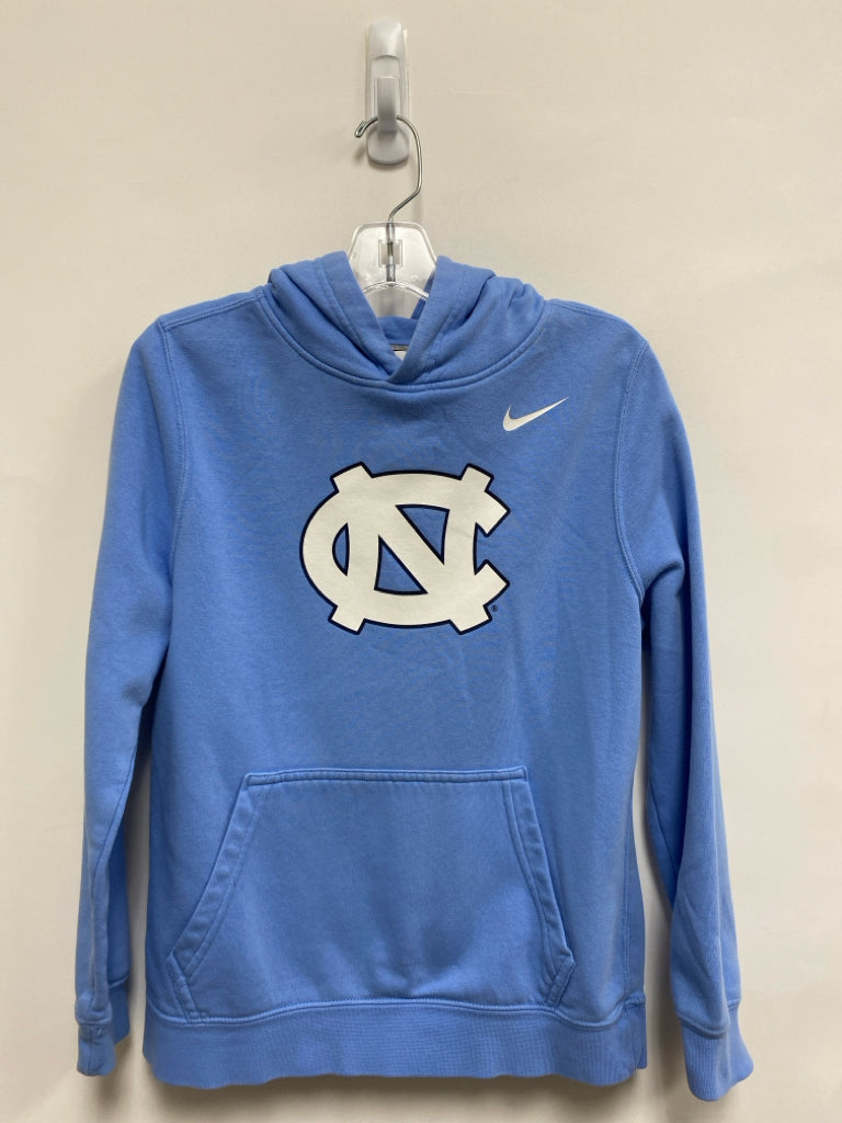 Nike SIZE M Blue White Signature Hooded Boy&