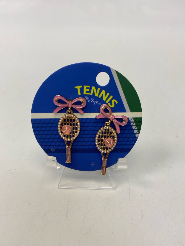Pink Tennis  Earrings